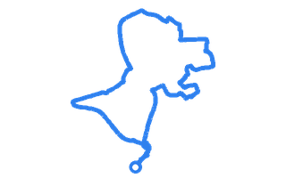 Route shape for Route 11 at Crawley DTC