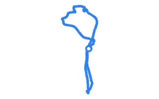 Route shape for Route 16 (NEW) at Crawley DTC