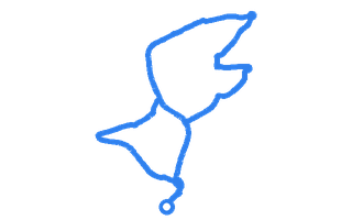 Route shape for Route 17 (NEW) at Crawley DTC