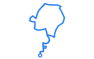 Route shape for Route 1 at Crewe DTC