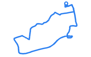 Route shape for Route 2 at Crewe DTC