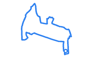 Route shape for Route 7 at Crewe DTC