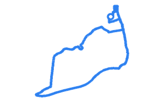 Route shape for Route 9 at Crewe DTC