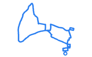 Route shape for Route 10 at Crewe DTC