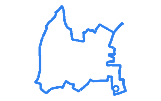 Route shape for Route 13 at Crewe DTC