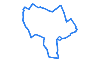 Route shape for Route 2 at Croydon DTC