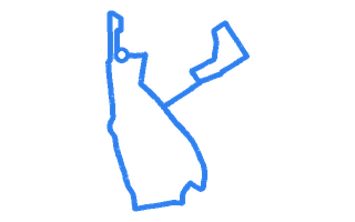 Route shape for Route 5 at Croydon DTC