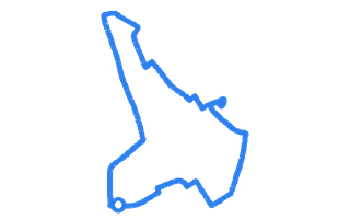 Route shape for Route 6 at Croydon DTC