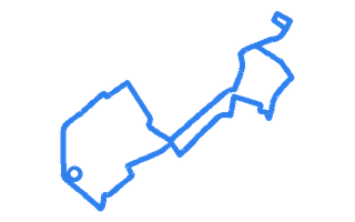 Route shape for Route 7 at Croydon DTC