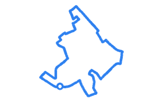 Route shape for Route 9 at Croydon DTC