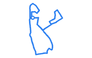 Route shape for Route 11 at Croydon DTC