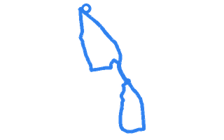 Route shape for Route 12 at Croydon DTC