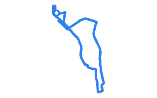 Route shape for Route 14 at Croydon DTC