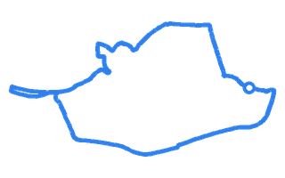 Route shape for Route 1 at Darlington DTC