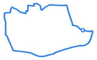 Route shape for Route 2 at Darlington DTC