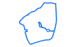 Route shape for Route 7 at Darlington DTC