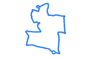 Route shape for Route 11 at Darlington DTC