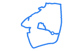 Route shape for Route 13 at Darlington DTC