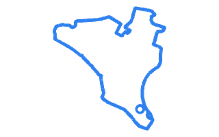 Route shape for Route 2 at Derby (Alvaston) DTC
