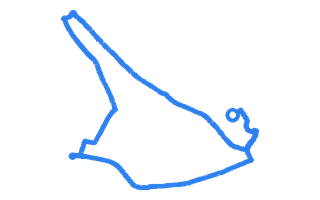 Route shape for Route 4 at Derby (Alvaston) DTC