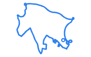 Route shape for Route 6 at Derby (Alvaston) DTC