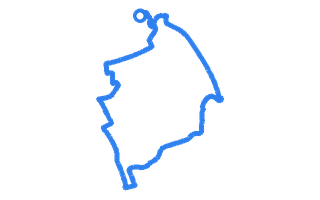 Route shape for Route 9 at Derby (Alvaston) DTC