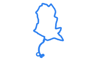 Route shape for Route 18 (NEW) at Derby (Alvaston) DTC