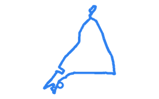 Route shape for Route 1 at Doncaster DTC