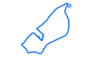 Route shape for Route 2 at Doncaster DTC