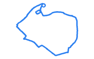 Route shape for Route 12 at Doncaster DTC