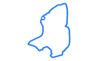 Route shape for Route 17 (NEW) at Doncaster DTC