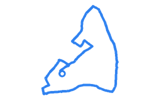 Route shape for Route 18 (NEW) at Doncaster DTC
