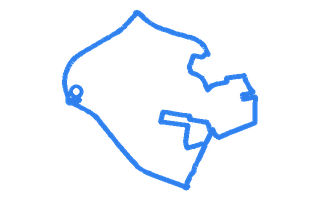 Route shape for Route 2 at Dorchester DTC