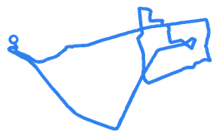 Route shape for Route 5 at Dorchester DTC