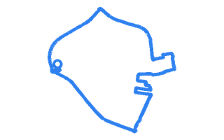 Route shape for Route 6 at Dorchester DTC