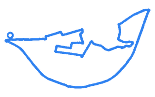 Route shape for Route 7 at Dorchester DTC
