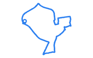 Route shape for Route 8 at Dorchester DTC