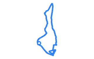 Route shape for Route 9 at Dorchester DTC