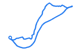 Route shape for Route 14 at Dorchester DTC