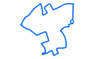 Route shape for Route 3 at Dudley DTC