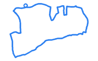 Route shape for Route 7 at Dudley DTC