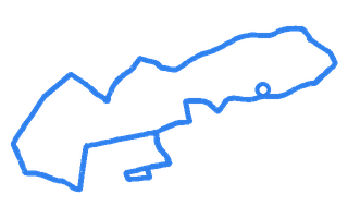 Route shape for Route 13 at Dudley DTC