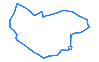 Route shape for Route 18 (NEW) at Dudley DTC