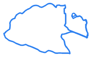 Route shape for Route 7 at Dumbarton DTC