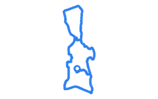 Route shape for Route 10 at Dumbarton DTC