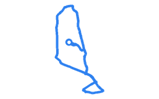 Route shape for Route 11 at Dumbarton DTC