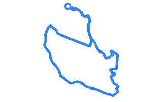 Route shape for Route 12 at Dumbarton DTC