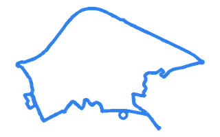 Route shape for Route 1 at Dumfries DTC