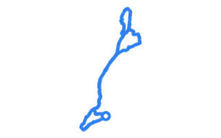 Route shape for Route 2 at Dumfries DTC