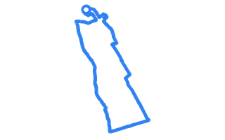 Route shape for Route 3 at Dumfries DTC
